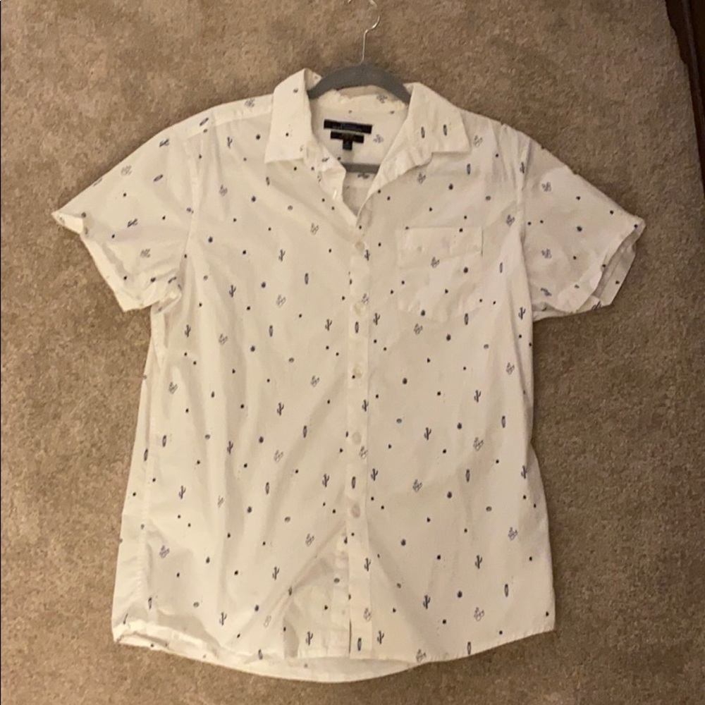 Marc Anthony cactus pattern button down